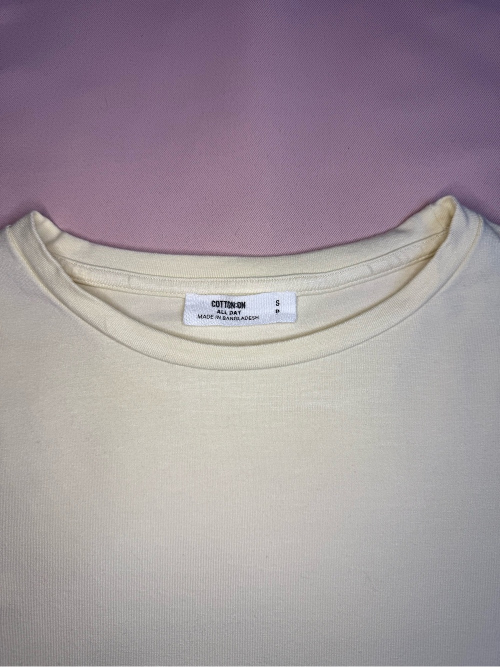 Cotton On - Butter Yellow Short Sleeve Crewneck Tee - Size S - Picture 2 of 6